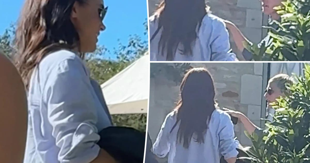 Preview image from Page Six for Meghan Markle spotted in UK for first time since move as she mingles with fellow A-list transplant