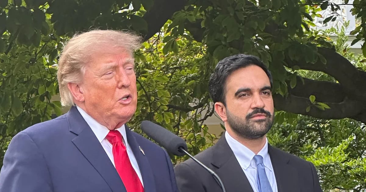 Preview image from Vanity Fair for Zohran Mamdani Charms Donald Trump with the Grandeur of Gracie Mansion